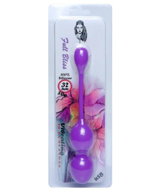 Vibrating Kegel Balls 32mm 80g Purple 10 function USB - B - Series