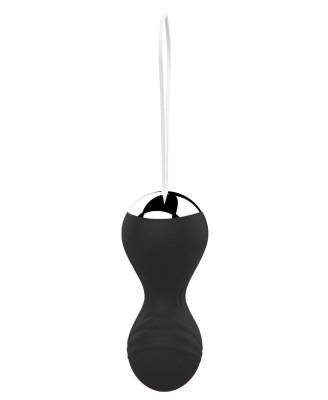 Kulki-Vibrating Silicone Kegel Balls USB 10 Function / Remote control -Black