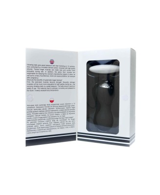 Kulki-Vibrating Silicone Kegel Balls USB 10 Function / Remote control -Black