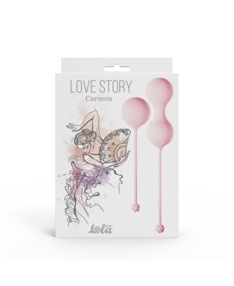 Vaginal balls set Love Story Carmen Tea Rose