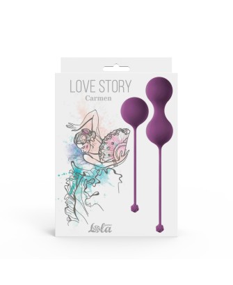 Vaginal balls set Love Story Carmen Lavender Sunset