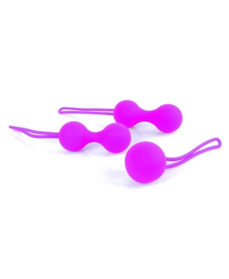 Kulki-Silicone Kegal Balls Set - Purple