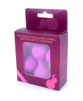 Kulki-Silicone Kegal Balls Set - Purple