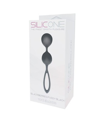Kulki-PALLINE BLACKBERRIES PUSSY SILICONE BLACK