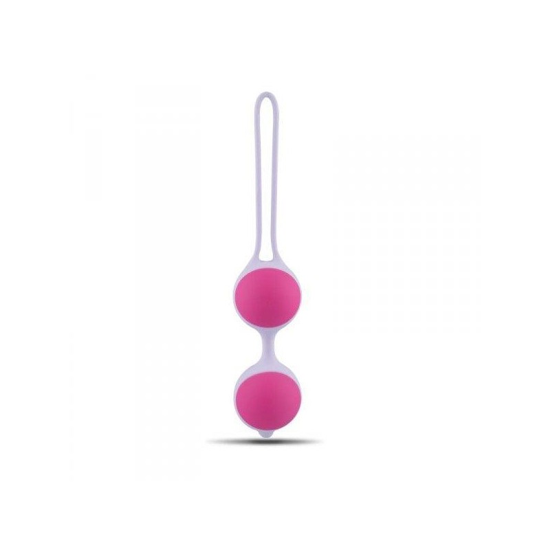 Kulki-Palline Vaginali Bi-Balls Double White