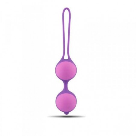 Kulki-Palline Vaginali Bi-Balls Double Purple