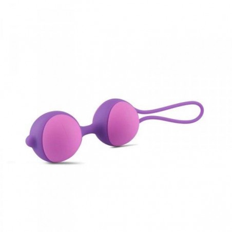 Kulki-Palline Vaginali Bi-Balls Double Purple