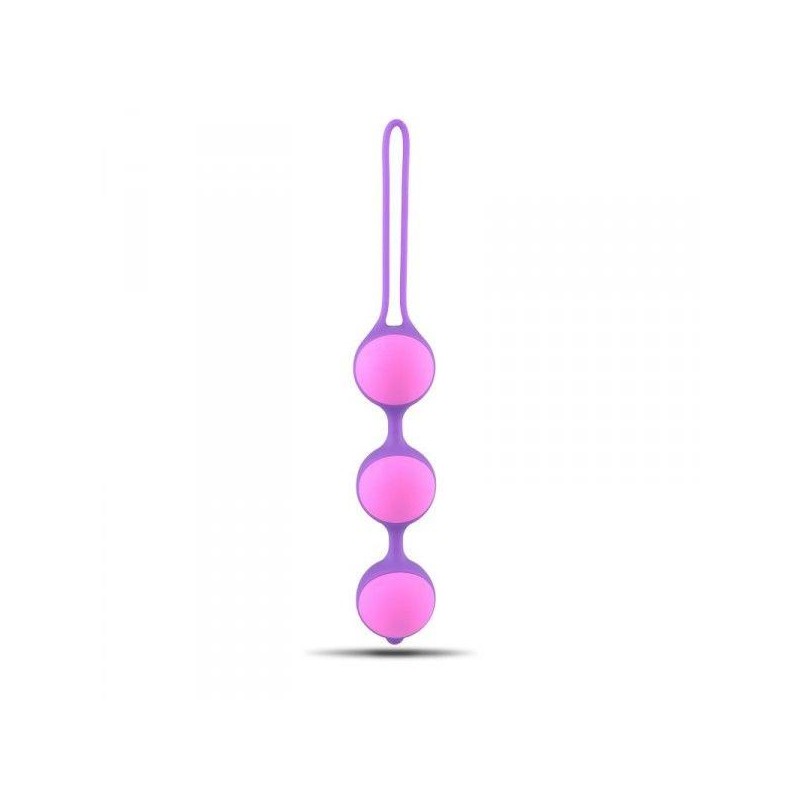 Kulki-Palline Vaginali Bi-Balls Triple Purple