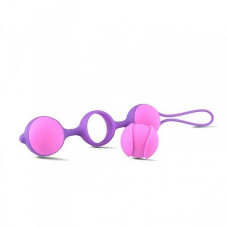 Kulki-Palline Vaginali Bi-Balls Triple Purple