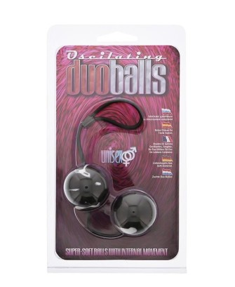 MARBILIZED DUO BALLS - BLACK