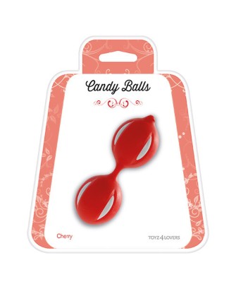 Kulki-PALLINE CANDY BALLS CHERRY RED