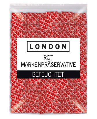 London red condoms 1000 pcs.