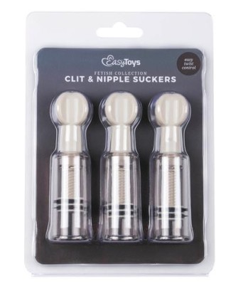 Pompka-Nipple & Clit Suckers 3pcs