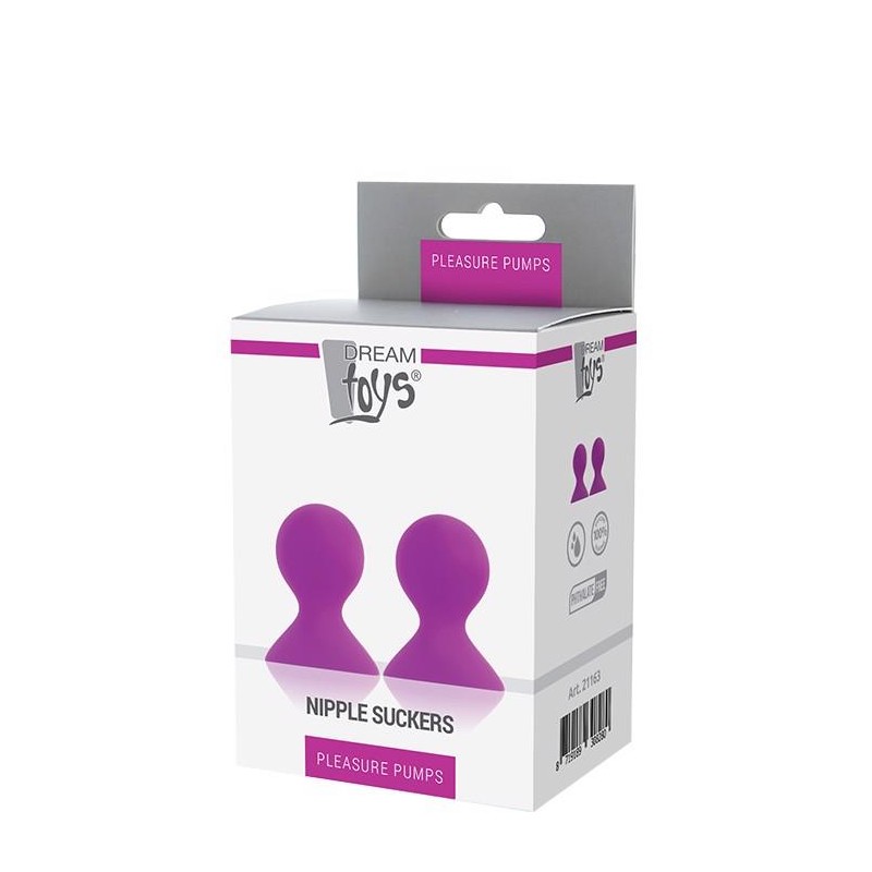 PLEASURE PUMPS NIPPLE SUCKERS PINK