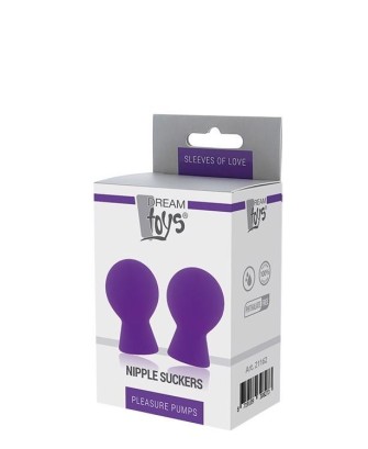 PLEASURE PUMPS NIPPLE SUCKERS PURPLE