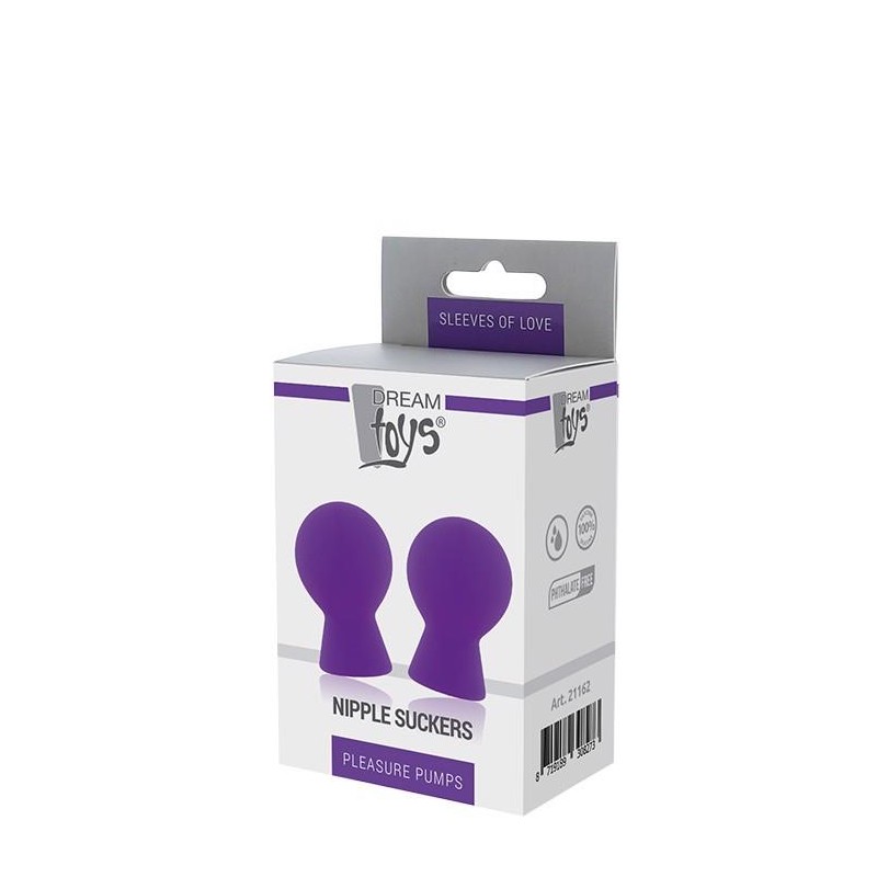 PLEASURE PUMPS NIPPLE SUCKERS PURPLE