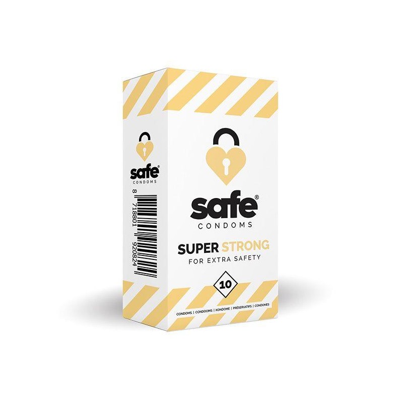 SAFE - Condoms Super Strong for Extra Safety (10 pcs)