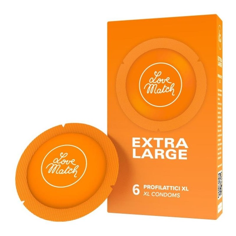 Prezerwatywy - Love Match Extra Large - 6 szt