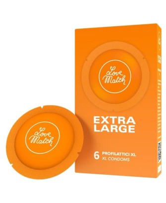 Prezerwatywy - Love Match Extra Large - 6 szt