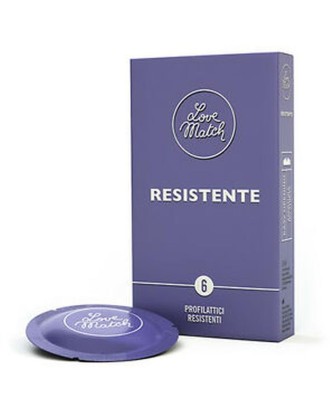 Prezerwatywy - Love Match Resistante  - 6 szt
