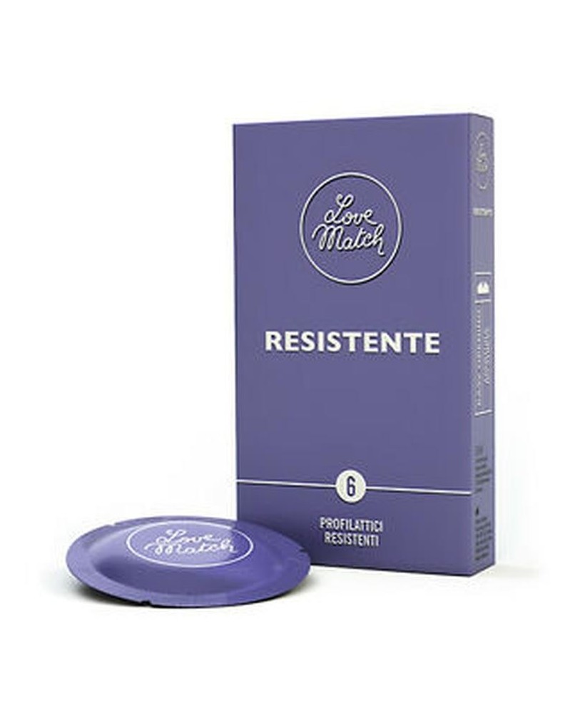 Prezerwatywy - Love Match Resistante  - 6 szt
