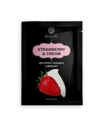 STRAWBERRY & CREAM HOT EFFECT LUBE 10 ML