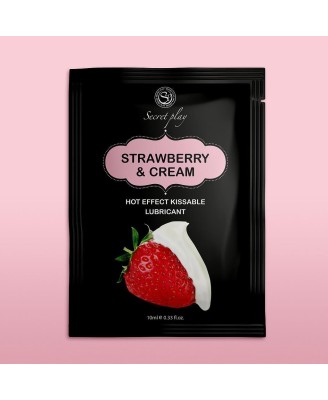 STRAWBERRY & CREAM HOT EFFECT LUBE 10 ML