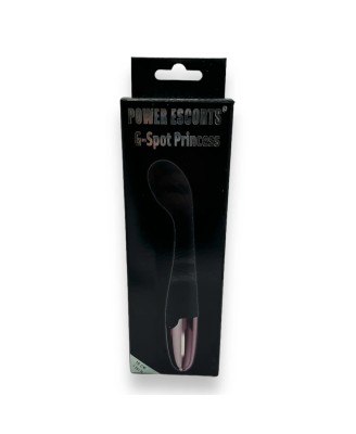 Power Escorts - Black - G Spot Princess Black - 18 Cm / 7 Inch Silicone G Spot Vibrator