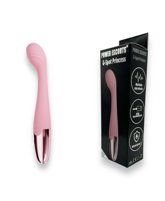 Power Escorts - Pink - G Spot Princess - 18 Cm / 7 Inch Silicone G Spot Vibrator
