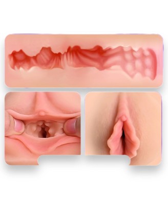Power Escorts - Diy Cup Do It Yourself Cup Kinky Teen - Strong Heavy Realistic 3D Pussy Masturbator - 24 × 9 CM - 490 Gram
