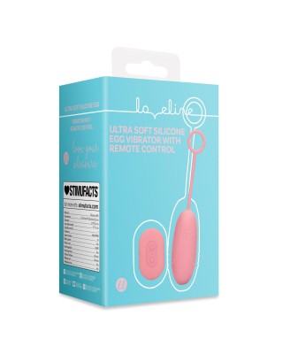 Ultra Soft Silicone Egg Vibrator with Remote Control