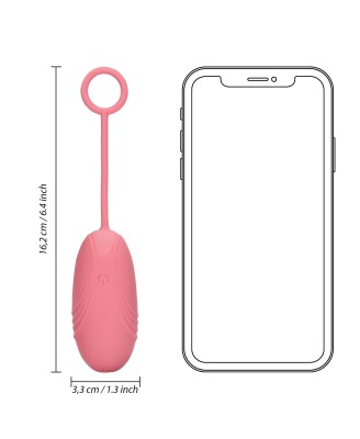 Ultra Soft Silicone Egg Vibrator with Remote Control