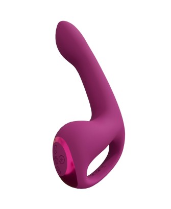 Riko - Rechargeable Triple Action Thumper with Advanced Finger Motion & Pulse Wave Stimulator - Pink