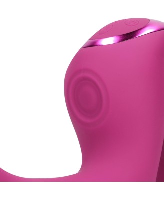 Riko - Rechargeable Triple Action Thumper with Advanced Finger Motion & Pulse Wave Stimulator - Pink