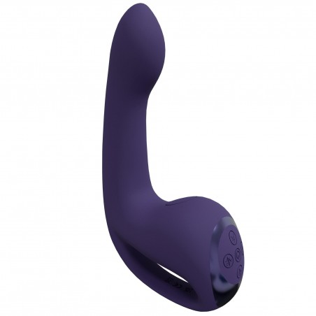 Riko - Rechargeable Triple Action Vibrator with Advanced Finger Motion & Pulse Wave Stimulator – Purple