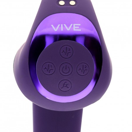 Riko - Rechargeable Triple Action Vibrator with Advanced Finger Motion & Pulse Wave Stimulator – Purple