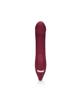 Bendable Vibrating Strapless Strap-on