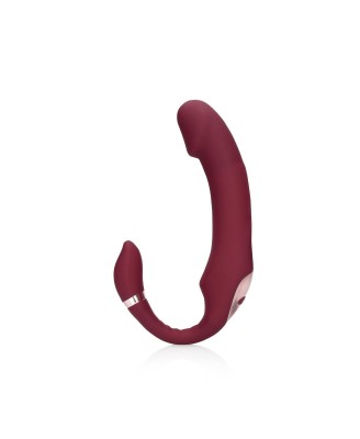 Bendable Vibrating Strapless Strap-on