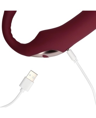 Bendable Vibrating Strapless Strap-on