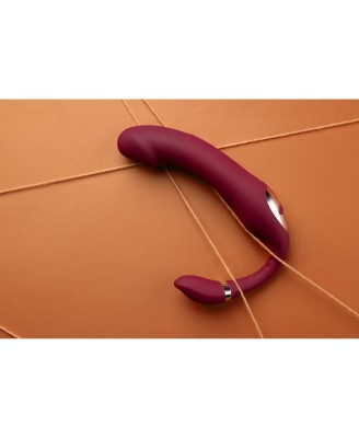 Bendable Vibrating Strapless Strap-on