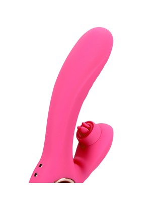 Tongue Flickering and Heating Rabbit Vibrator