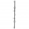 Spreader Bar with Multiple Hooks - Silver