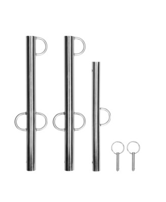 Spreader Bar with Multiple Hooks - Silver