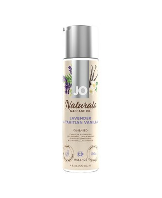 System JO - Naturals Massage Oil Lavender & Tahitian Vanilla 120 ml