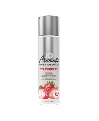 System JO - Aromatix Scented Massage Oil Strawberry 120 ml