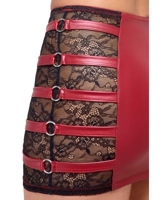 Top & Skirt red S