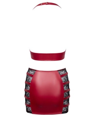 Top & Skirt red S