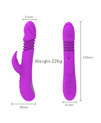 Wibrator-Ella, 7 vibration modes 3 thrusting function, Heating