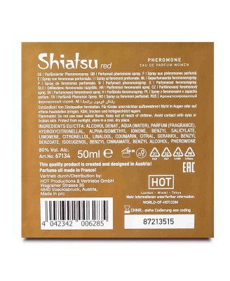 SHIATSU Pheromon Fragrance woman red  50 ml