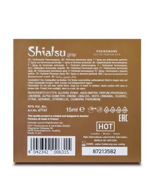SHIATSU Pheromon Fragrance man grey 15 ml